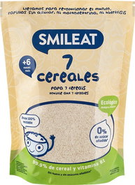Smileat Papillas 7 Cereales Ecológica 200G