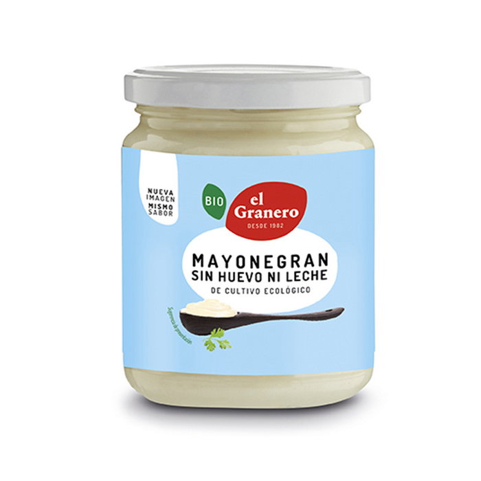 El Granero Integral Mayonegran Mayonesa sin Huevo y sin Leche BIO 245g