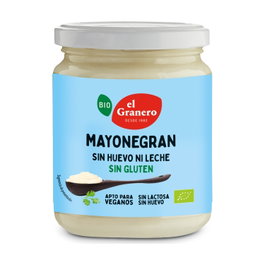 El Granero Integral Mayonegran Mayonesa sin Huevo y sin Leche BIO 245g (Pack de 6 unidades)