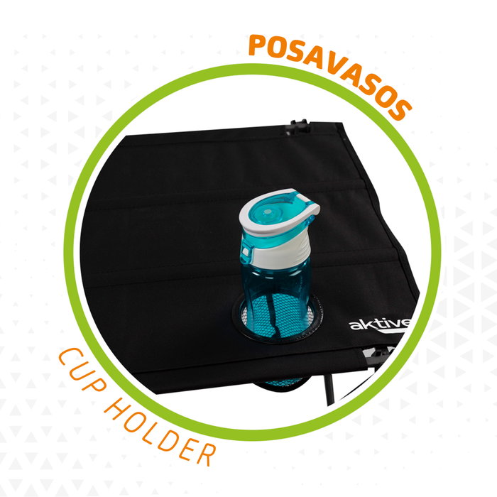 Aktive Mesa plegable textil para camping