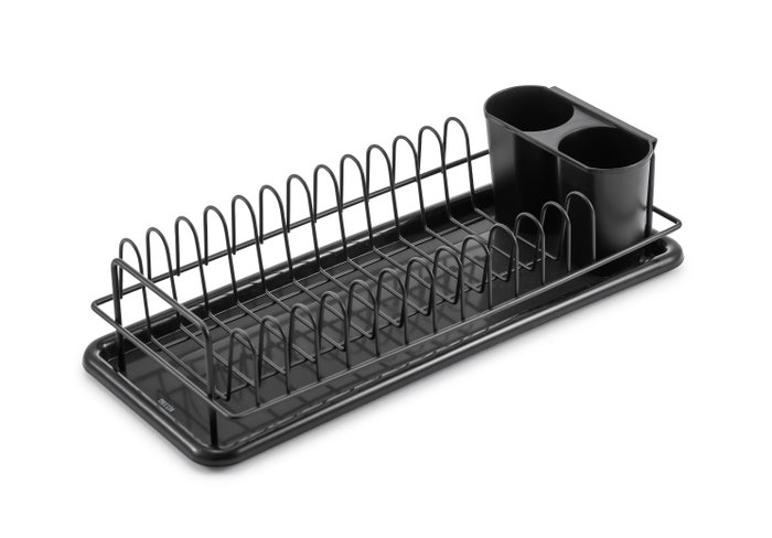 Quttin Escurreplatos Metal con Bandeja Black