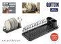 Quttin Escurreplatos Metal con Bandeja Black
