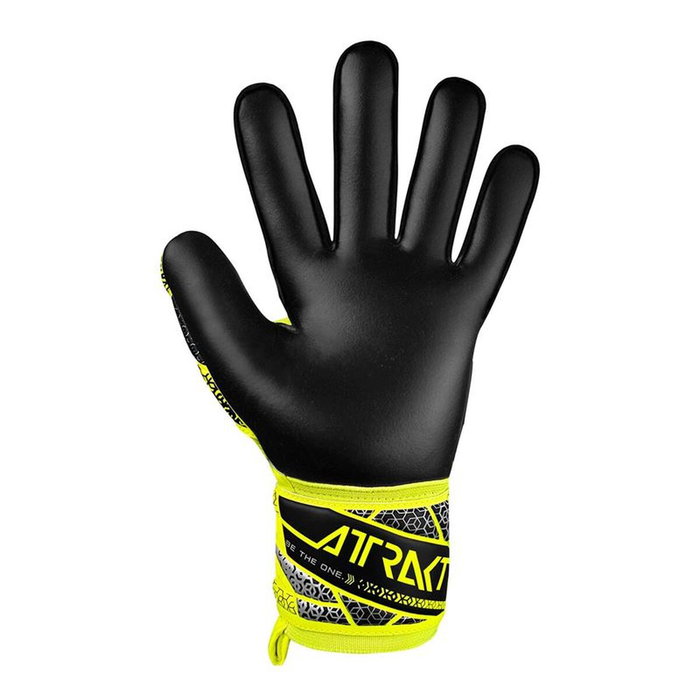 Guantes de Portero Reusch Attrakt Silver safe Amarillo Negro Adultos