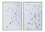 DKD Home Decor Cuadro Lienzo Ski Nieve Surtido de 2 Unidades