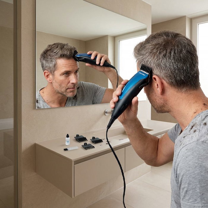 BLAUPUNKT Cortrapelo con Cable, Motor AC, Cuchilla Cerámica y Accesorios para un Corte Preciso