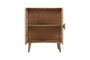 DKD Home Decor Aparador Sunny 23 Natural Blanco Dorado Madera Mango 2 Puertas Talla 80 x 45 x 97 cm