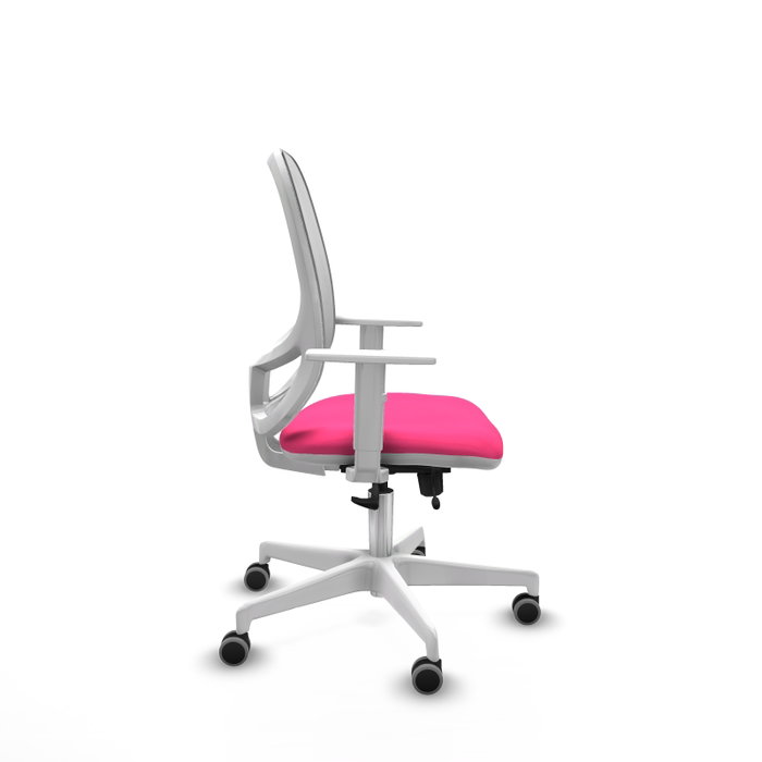 PIQUERAS Y CRESPO Silla de oficina Cilanco Rosa y Blanco PIQUERAS Y CRESPO Silla de oficina Cilanco Rosa y Blanco