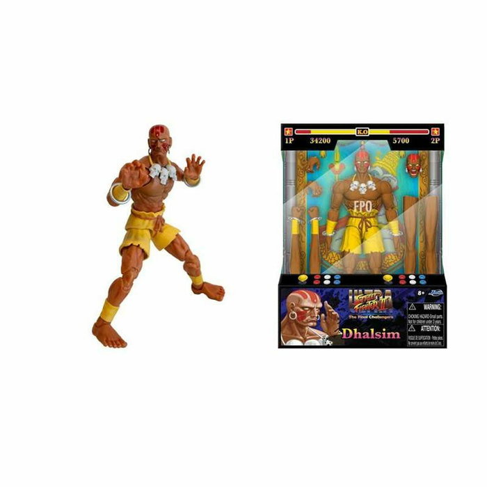 Jada Figura Dhalsim Articulada 15 cm con Accesorios Intercambiables