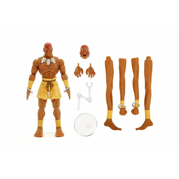 Jada Figura Dhalsim Articulada 15 cm con Accesorios Intercambiables