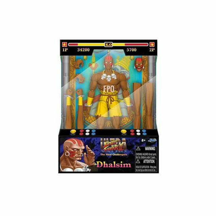 Jada Figura Dhalsim Articulada 15 cm con Accesorios Intercambiables