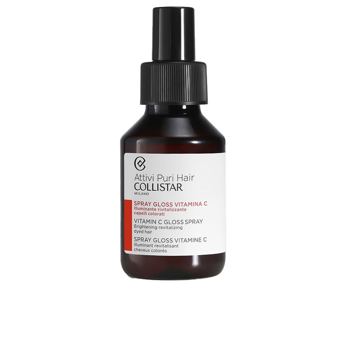 Collistar Spray Gloss con Vitamina C 100 ml - Revitaliza, Aumenta Brillo y Protege el Color del Cabello de Rayos UV - Vegano, Sin Sulfatos, Sin Aceites Minerales Collistar Spray Gloss con Vitamina C 100 ml - Revitaliza, Aumenta Brillo y Protege el Color del Cabello de Rayos UV - Vegano, Sin Sulfatos, Sin Aceites Minerales