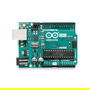 Arduino Placa de desarrollo Arduino Uno Rev.3 con microcontrolador ATmega328P, 14 E/S digitales, 6 analógicas, conexión USB