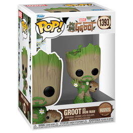 Funko Figura POP! Marvel We Are Groot - Groot as Iron Man