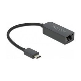 DeLOCK Adaptador USB Type-C a 2,5 Gigabit LAN RJ45 Negro