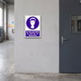 DUVER Señal de Obligación de Uso de Máscara 345x245 mm