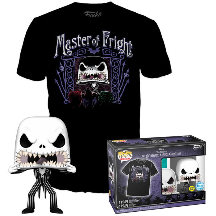 FUNKO Set figura POP & Tee Disney Pesadilla Antes de Navidad Jack Skellington Exclusive FUNKO Set figura POP & Tee Disney Pesadilla Antes de Navidad Jack Skellington Exclusive