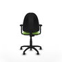 PIQUERAS Y CRESPO Silla de oficina Aýna color Pistacho con Brazos 2D