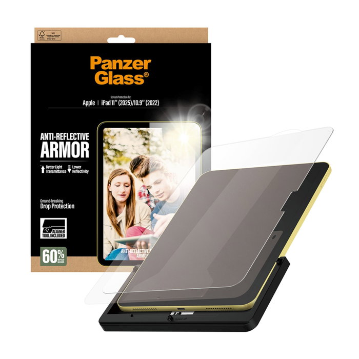 PanzerGlass Anti-Reflective Armor Screen Protector para iPad 11 y 10.9 PanzerGlass Anti-Reflective Armor Screen Protector para iPad 11 y 10.9