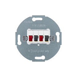 BERKER 4573 09 Conexión para altavoces estéreo blanco polar