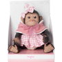 Rosa Toys Bebé Mono Reborn con Vestido de Cuadros 35 cm 3342
