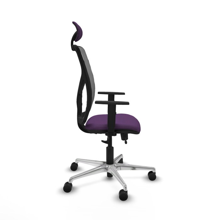 PIQUERAS Y CRESPO Silla de oficina Motilla con mecanismo Sincro/Traslack, Morado y Gris PIQUERAS Y CRESPO Silla de oficina Motilla con mecanismo Sincro/Traslack, Morado y Gris
