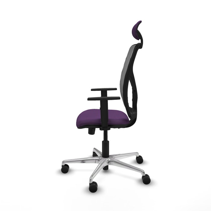 PIQUERAS Y CRESPO Silla de oficina Motilla con mecanismo Sincro/Traslack, Morado y Gris PIQUERAS Y CRESPO Silla de oficina Motilla con mecanismo Sincro/Traslack, Morado y Gris