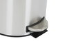 DKD Home Decor Papelera Inox PP 25x25x39 12L Mate Plateado