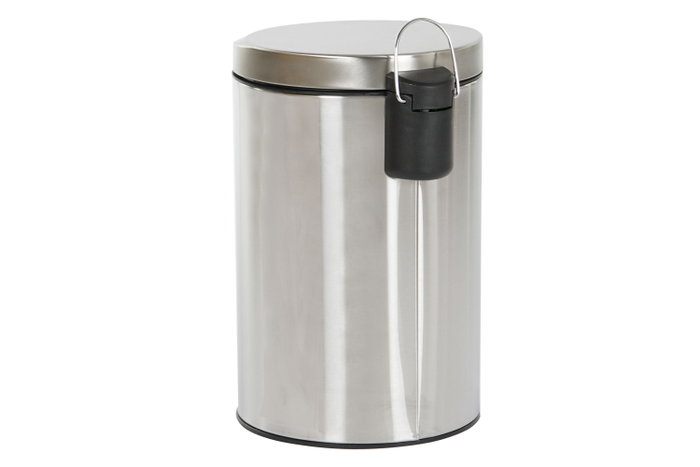 DKD Home Decor Papelera Inox PP 25x25x39 12L Mate Plateado DKD Home Decor Papelera Inox PP 25x25x39 12L Mate Plateado