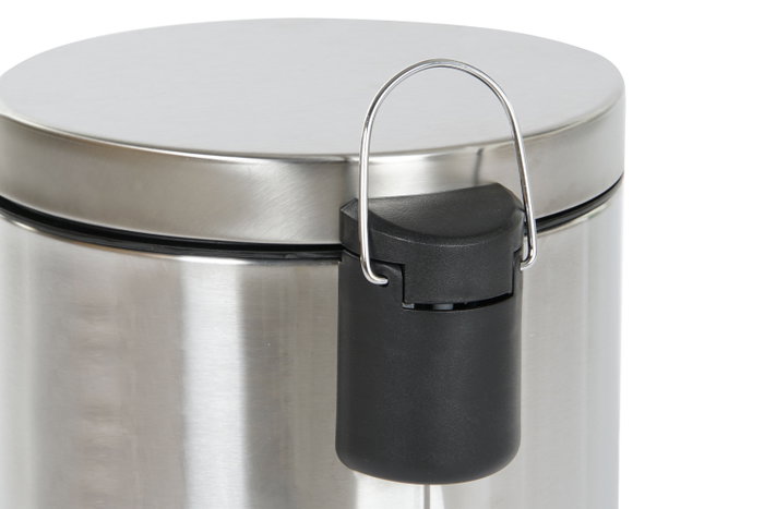 DKD Home Decor Papelera Inox PP 25x25x39 12L Mate Plateado DKD Home Decor Papelera Inox PP 25x25x39 12L Mate Plateado