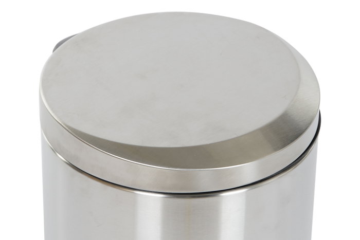 DKD Home Decor Papelera Inox PP 25x25x39 12L Mate Plateado DKD Home Decor Papelera Inox PP 25x25x39 12L Mate Plateado