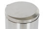 DKD Home Decor Papelera Inox PP 25x25x39 12L Mate Plateado