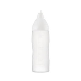 Araven Normaplas Dosificador para Salsas, Blanco, 6 cm de diámetro x 20.3 cm de alto, 35 cl, Polietileno