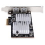 StarTech.com Tarjeta de Red PCI Express Ethernet de 2 Puertos 10 Gigabit 10Gbe LAN RJ45 NBASE-T 10GBASE-T para PC y Servidor