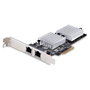 StarTech.com Tarjeta de Red PCI Express Ethernet de 2 Puertos 10 Gigabit 10Gbe LAN RJ45 NBASE-T 10GBASE-T para PC y Servidor