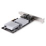 StarTech.com Tarjeta de Red PCI Express Ethernet de 2 Puertos 10 Gigabit 10Gbe LAN RJ45 NBASE-T 10GBASE-T para PC y Servidor