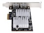 StarTech.com Tarjeta de red Ethernet de 2 puertos RJ45 PCI Express 10GbE ST10GSPEXNDP2