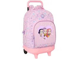 Safta Mochila Trolley Compact K-pop Demon Hunters Chibi