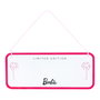 Paladone Letrero Barbie Personalizable para Dormitorio, 25x10 cm en Metal Reversible con Pegatinas