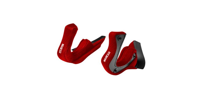 Sparco Almohadillas Mejillas Casco Rj Rojo 30 mm S0032RJ03RS30 Sparco Almohadillas Mejillas Casco Rj Rojo 30 mm S0032RJ03RS30