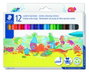Staedtler Rotuladores Noris 340 Multicolor Estuche de 12 Unidades, Trazo 3 mm