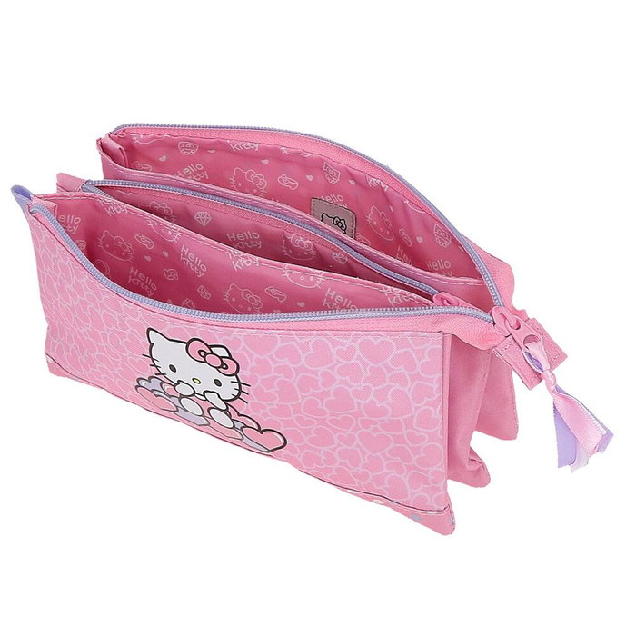 JOUMMA BAGS Portatodo Hello Kitty Hearts & Dots Triple 22x12x5cm