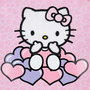 JOUMMA BAGS Portatodo Hello Kitty Hearts & Dots Triple 22x12x5cm