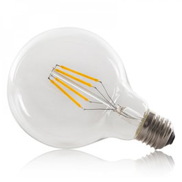 Bombilla LED Filamento G95 E27 4W 288Lm 2000K