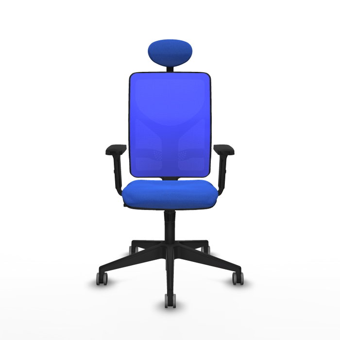PIQUERAS Y CRESPO Silla de oficina Motilla con mecanismo Sincro, Azul PIQUERAS Y CRESPO Silla de oficina Motilla con mecanismo Sincro, Azul