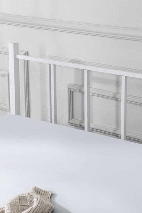 Hanah Home Cama Individual K90 Metal Blanca 90 x 190 cm