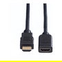 VALUE Cable HDMI 1.5 m High Speed con Ethernet, Extension Macho-Hembra, 4K Ultra HD 3840x2160, 30 Hz, Plug and Play