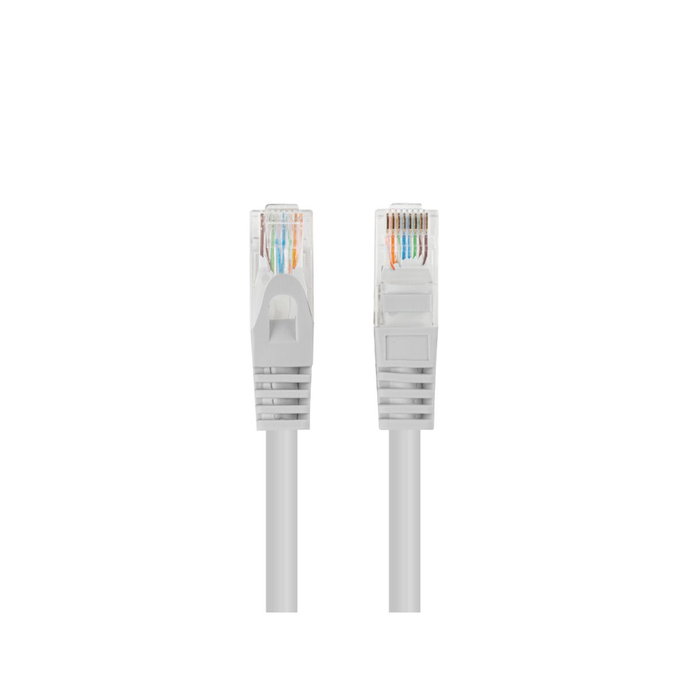 Lanberg Cable de red Cat. 6 U/UTP Gris 7,5 m PCU6-10CC-0750-S
