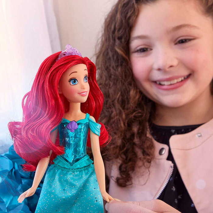 Hasbro Muñeca Brillo Real Ariel La Sirenita Disney Hasbro Muñeca Brillo Real Ariel La Sirenita Disney