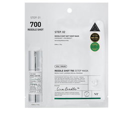 VT Cosmetics VT Reedle Shot 700 2-Step Mascarilla con Microagujas de 25 g - Tratamiento con Péptidos, Niacinamida y Ácido Hialurónico para Firmeza y Luminosidad Facial