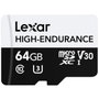 Lexar High-Endurance MicroSDXC de 64 GB UHS-I Clase 10